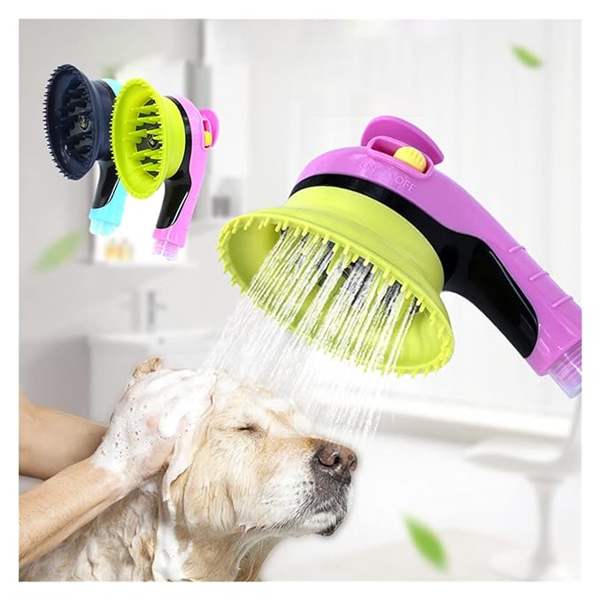 Duschbürste für Hunde mit Massagefunktion und Fellreinigung
