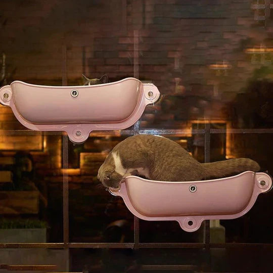 Fenster-hängematte Für Katzen – Perfekt Für Sonnenbäder