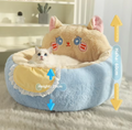 Kuscheliges Katzenbett Im Niedlichen Design – Gemütliches Bett für Katzen und Kleine Haustiere