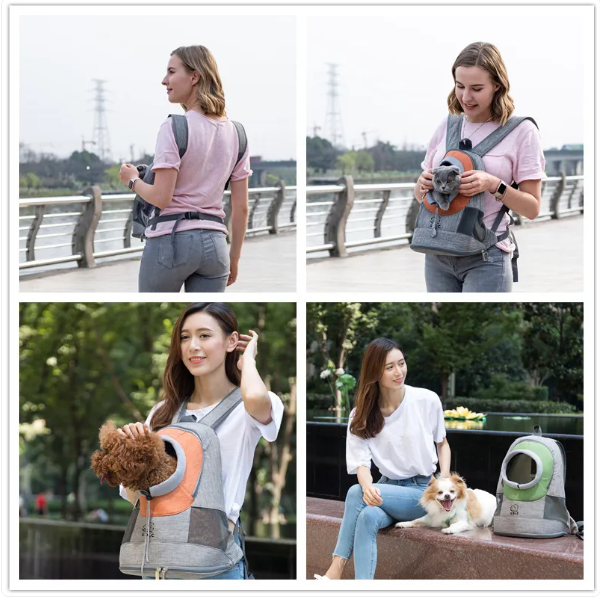 Hundetransport-Rucksack mit Sichtfenster – Bequeme Tragehilfe für Kleine Haustiere