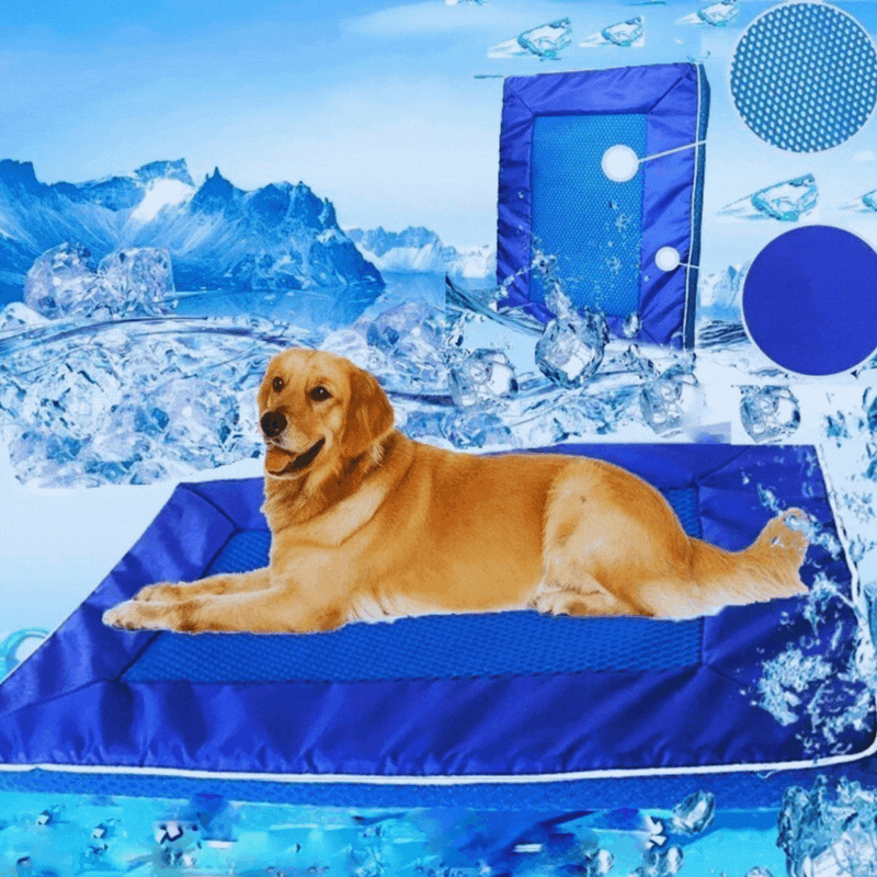 Große Kühlmatte für Hunde mit Gel-Innenfüllung – Komfortable Abkühlung An Heißen Tagen