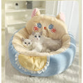 Kuscheliges Katzenbett Im Niedlichen Design – Gemütliches Bett für Katzen und Kleine Haustiere