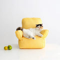 Mini Haustier-Sessel für Katzen und Kleine Hunde – Bequemer Lounge-Stuhl mit Armlehnen