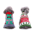 Weihnachtlicher Hundepullover Mit Schneeflocken