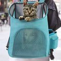 Haustier-Trage-Rucksack mit Netzdesign – Bequeme Transporttasche für Katzen und kleine Hunde