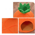 Katzenhöhle im Ananas-Design – Kuschelige Schlafhöhle für Katzen und kleine Hunde