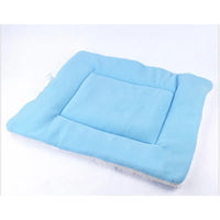 Kuschelige Haustiermatte für Katzen und Kleine Hunde – Weiche Schlafunterlage In Rosa und Braun