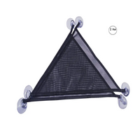 Hängematte für Reptilien – Netz-Hängematte mit Saugnäpfen für Terrarien