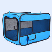 Faltbare Transportbox für Haustiere mit Netzfenstern und Weicher Matte