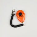 Hundetrainer Clicker – Ergonomischer Klicker mit Spirale und Karabinerhaken