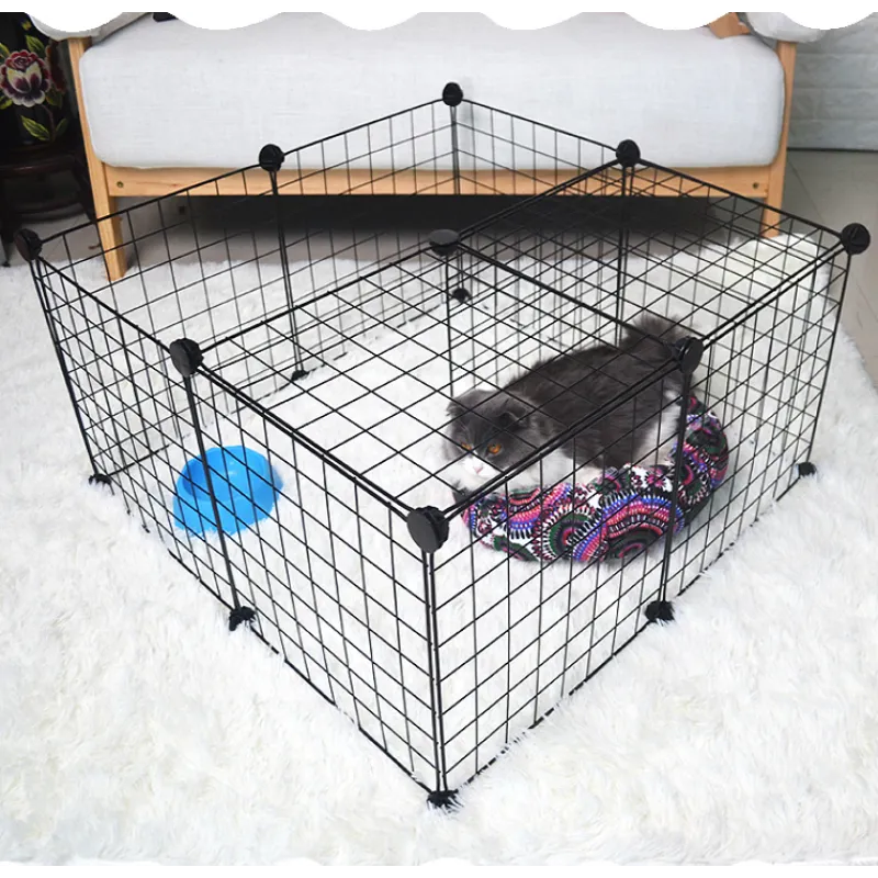 Hundezwinger Aus Draht – Flexibler Hunde-Playpen mit Tür für Haustiere