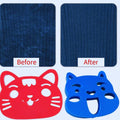 Tierhaarentferner im Katzen-Design für Kleidung und Textilien Aus Wiederverwendbarem Silikon