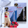 Tierzahnbürste für Hunde und Katzen mit 360° Reinigungskopf und Antibakteriellen Borsten