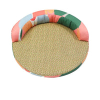 Stilvolles Katzenbett mit Rand – Bequemes Rundbett für Katzen und Kleine Hunde