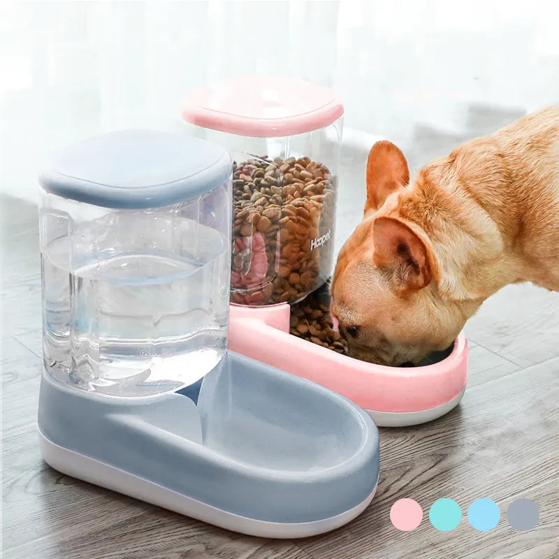 Automatischer Futter- und Wasserspender für Hunde und Katzen mit Großem Vorratsbehälter