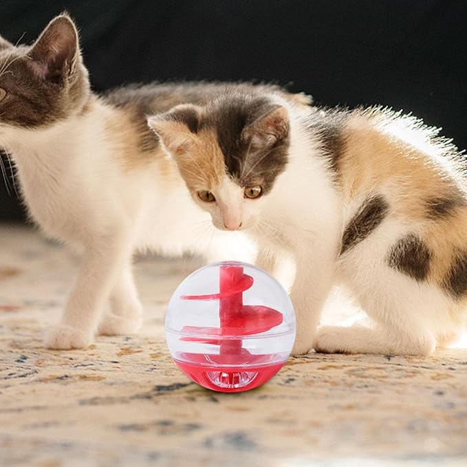 Katzenspielzeug Futterball – Interaktiver Leckerli-Spender Zum Spielen Lernen