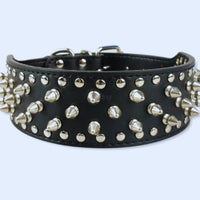 HundeStachelhalsband mit Nieten für Mittelgroße und Große Hunde Im Punk-Design