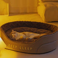 Kuscheliges Haustierbett für Katzen und Hunde – Deep Sleep Schlafplatz mit Weichem Stoff