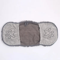 Saugfähiger Hunde-Handtuchhandschuh mit Pfotenstickerei für Schnelles Trocknen