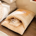 Katzen Premium Schlafsack Bett