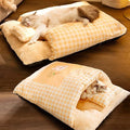 Katzen Premium Schlafsack Bett