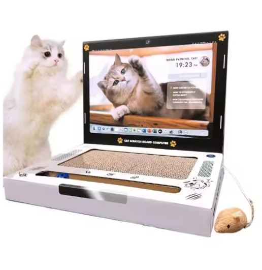 Katzen Kratzbrett Laptop