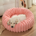 Kuscheliges Haustierkissen Im Donut-Design – Weiches Bett für Hunde und Katzen