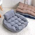 Kuscheliges Hundebett mit Kissen – Weiches  Waschbares Haustierbett für Hunde  Katzen