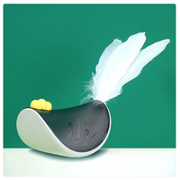 Interaktives Katzenspielzeug mit Feder und Snackfunktion für Aktive Beschäftigung