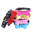 Glänzendes Hunde Halsband mit Schleife für besondere Anlässe