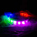 LED-Leuchthalsband für Hunde mit USB-Aufladung und Mehreren Farbmodi – Sichtbarkeit Bei Nacht