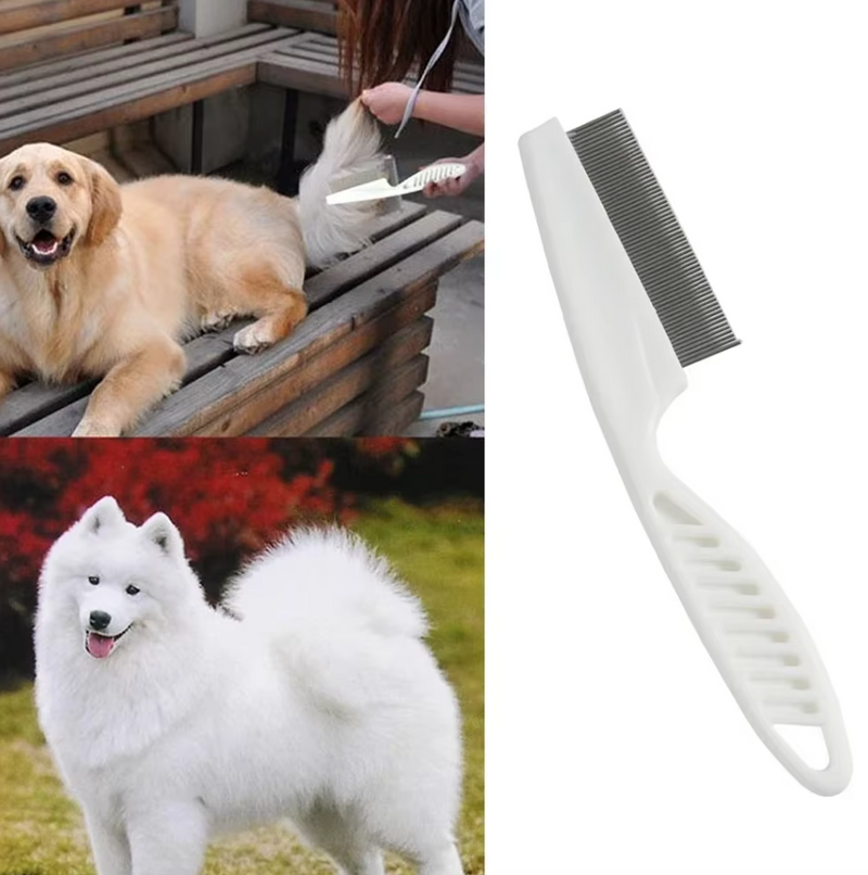Flohkamm-Set Für Haustiere – Feinzahniger Kamm Für Katzen  Hunde