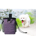 Hundetasche mit Faltbarem Napf – Tragbarer Beutel für Snacks und Zubehör