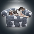 Kuscheliges Haustier-Sofa mit Bärchen-Muster – Bequeme Hundebett mit Weichem Stoff