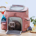 Faltbarer Reiserucksack für Haustiere mit Belüftung und Sichtfenster