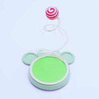 Interaktives Katzenspielzeug mit Spiral-Stock und Plüschmaus – Fördert die Aktivität und Das Spielverhalten