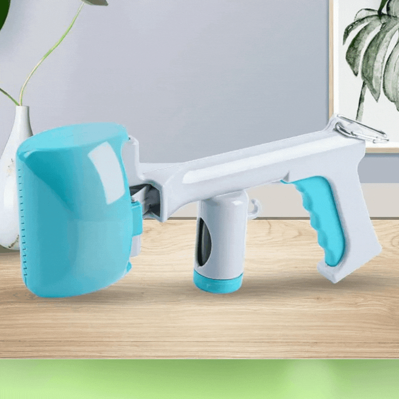 Hygienischer Hundekotgreifer für Unterwegs mit Beutelhalter und Einhandbedienung