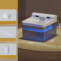 Elefanten Wasserspender für Haustiere – Simuliert Fließwasser mit Triple Filtration