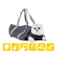 Tragbare Katzen-Tasche mit Verstellbarem Hals und 4 Reißverschlüssen für Pfoten