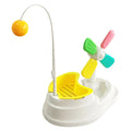 Interaktives Katzen-Spielzeug – Windmühle mit Ball und Grasständer zur geistigen Förderung
