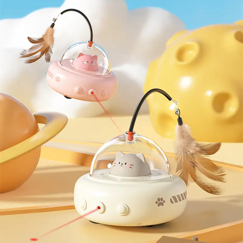 Katzen Ufo Laser Spielzeug